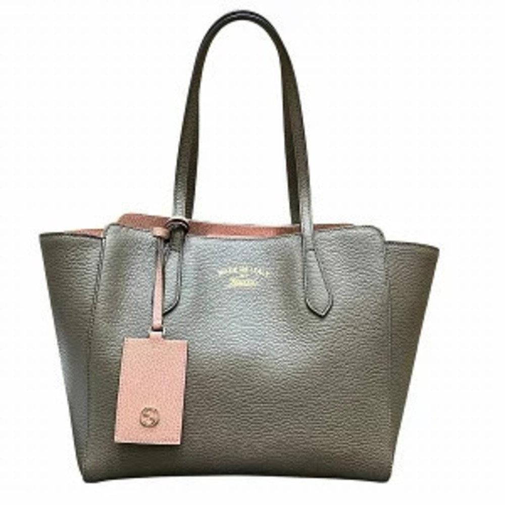 Gucci Swing Leather Tote Bag